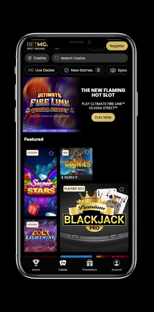 Aloha Slots mobile browser session